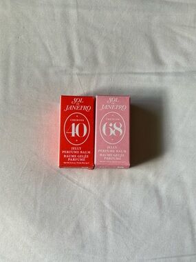Sol de Janeiro Jelly Perfume Balms 40 (Red) & 68 (Pink)